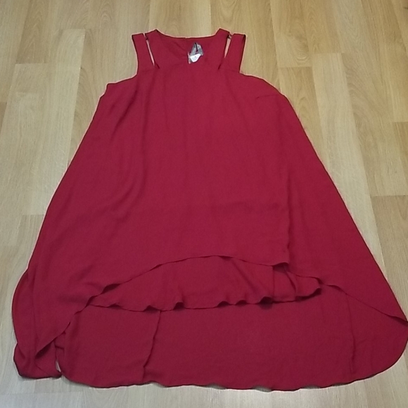 Penningtons red asymmetrical cutout dress 1X NWT - Picture 12 of 16